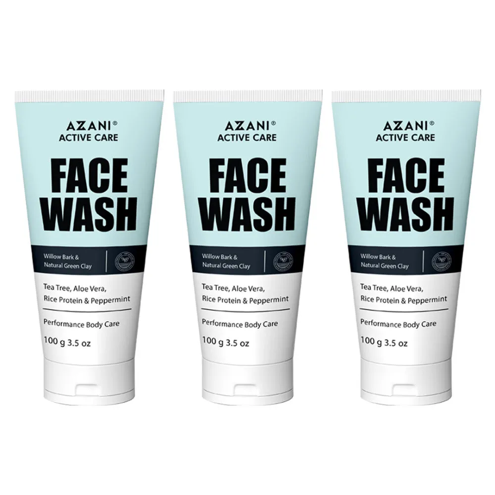 Azani Active Care Face Wash Detoxify Deep Cleanse - Pack of 3