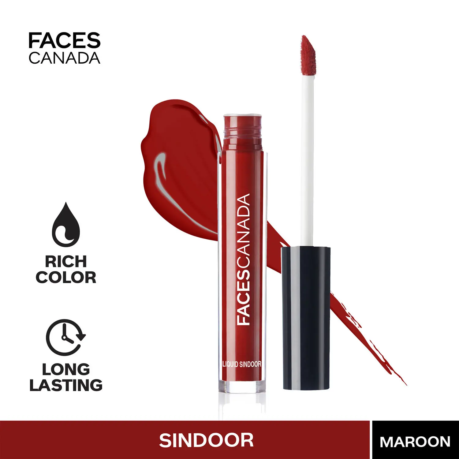 Faces Canada Liquid Sindoor Red & Maroon 5 ml