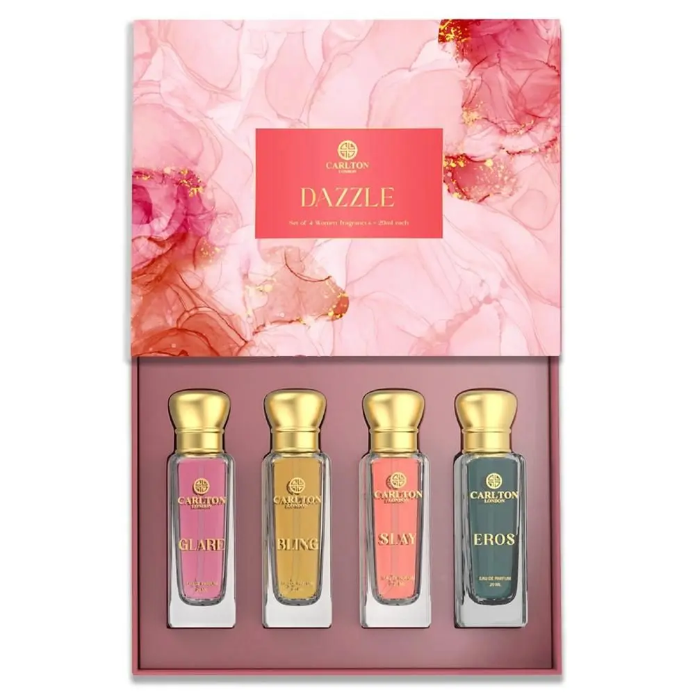 Carlton London Women DAZZLE Gift Set of 4 EDP Perfume - 20ml each