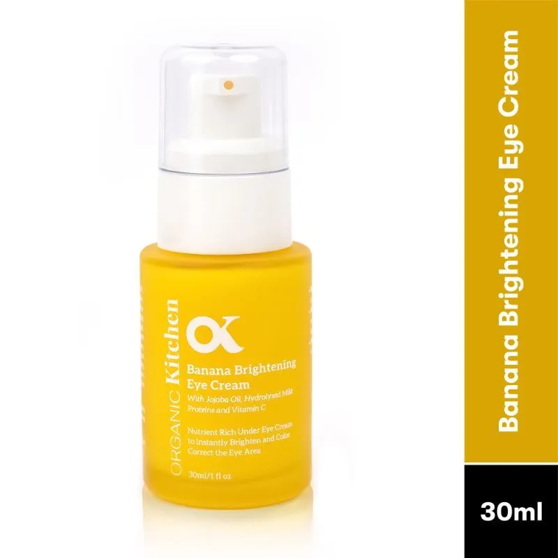 Organic Kitchen Banana Brightening Eye Cream With Banana Powder Extract And Lemon Fruit Extract