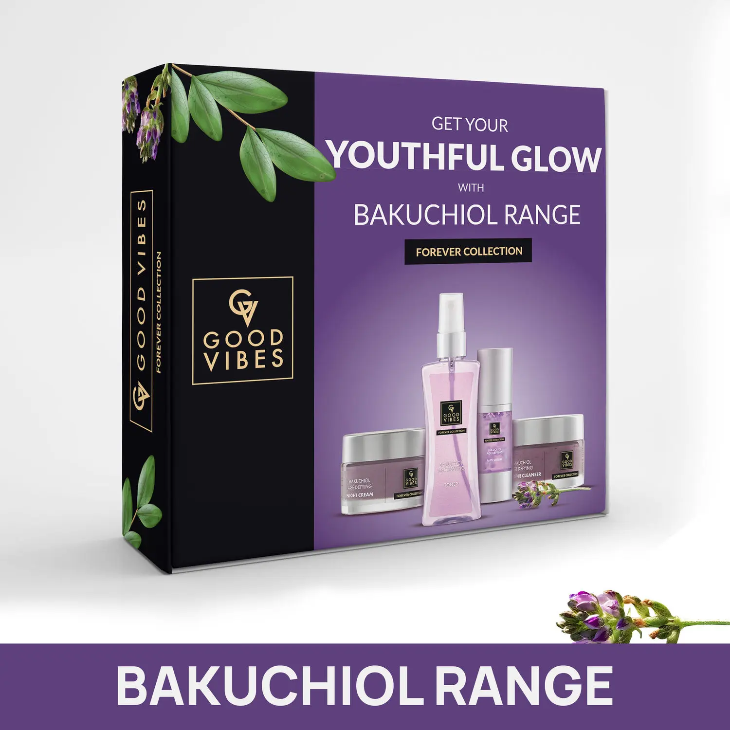 Good Vibes Bakuchiol Forever Collection Range Kit Box