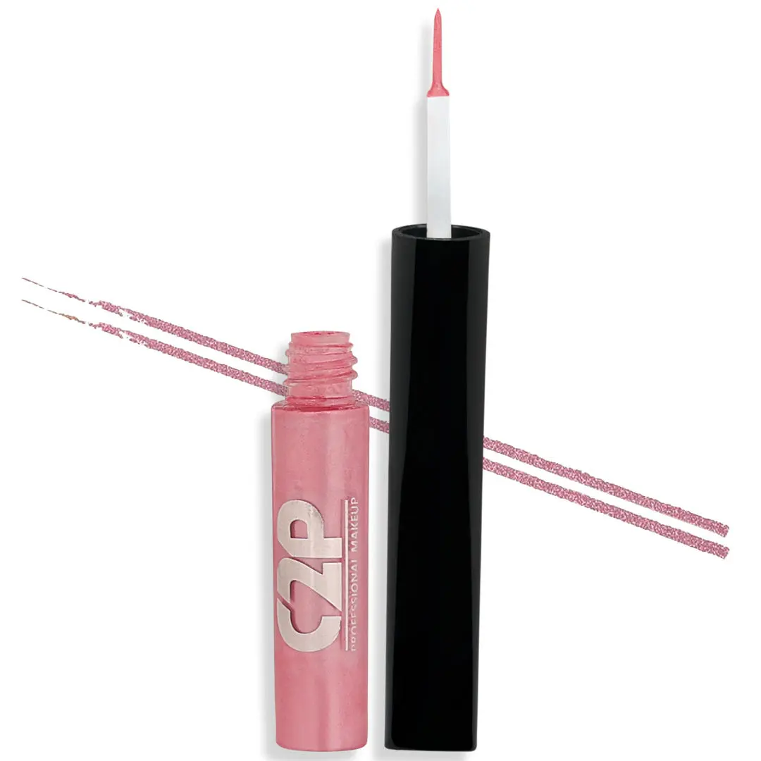 C2P Pro Frame Me! Liquid Waterproof Metallic Color Eyeliner - Pink 08