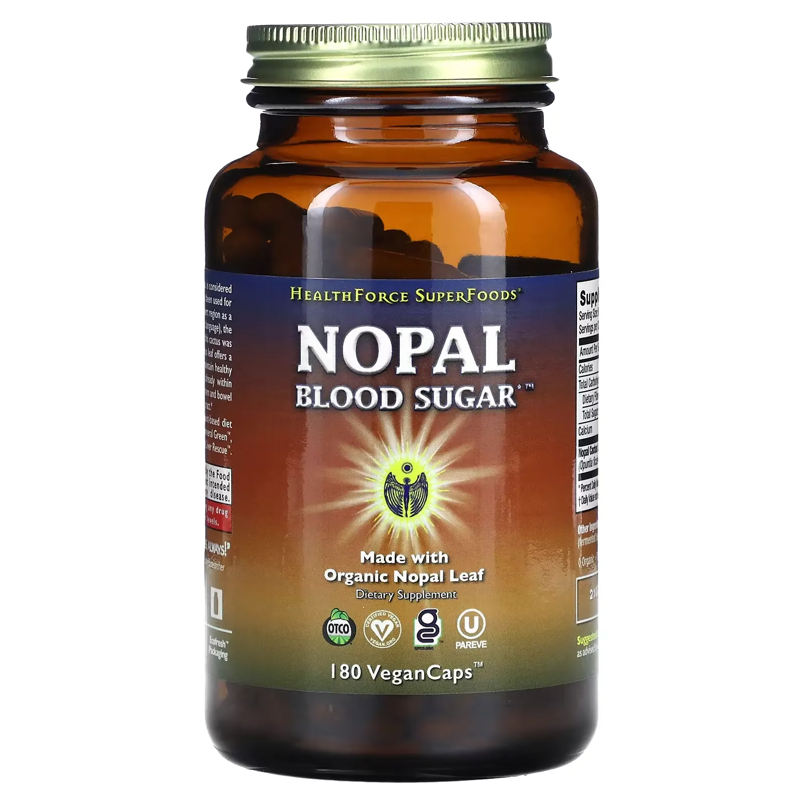 Nopal Blood Sugar, 180 VeganCaps