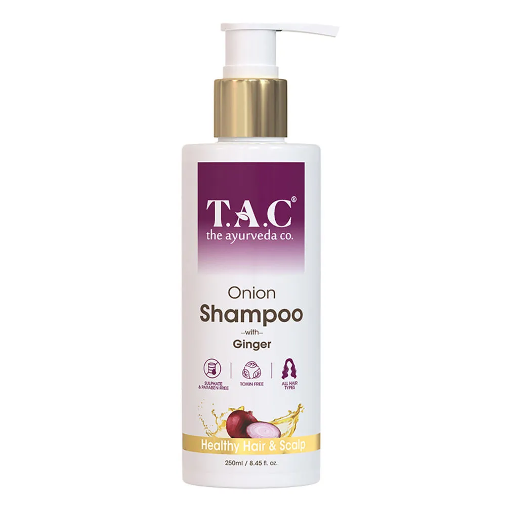 TAC - The Ayurveda Co. Onion Shampoo With Ginger for Hairfall Control