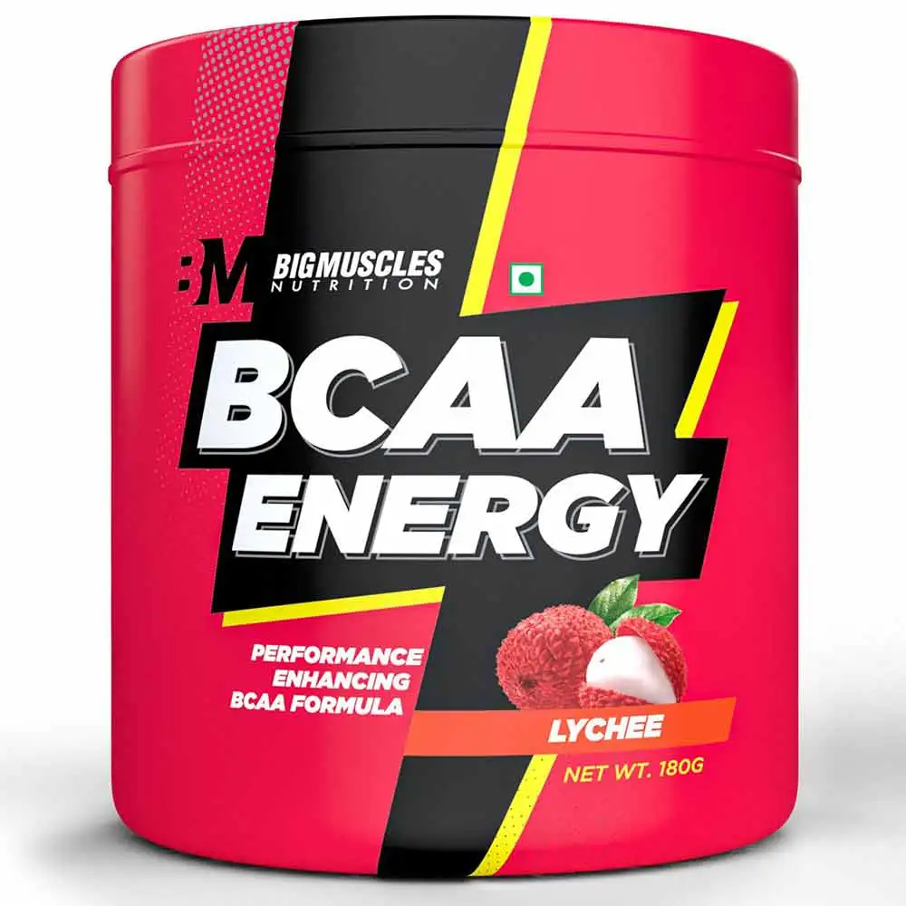 Big Muscles BCAA Energy,  0.39 lb  30 Servings  Lychee