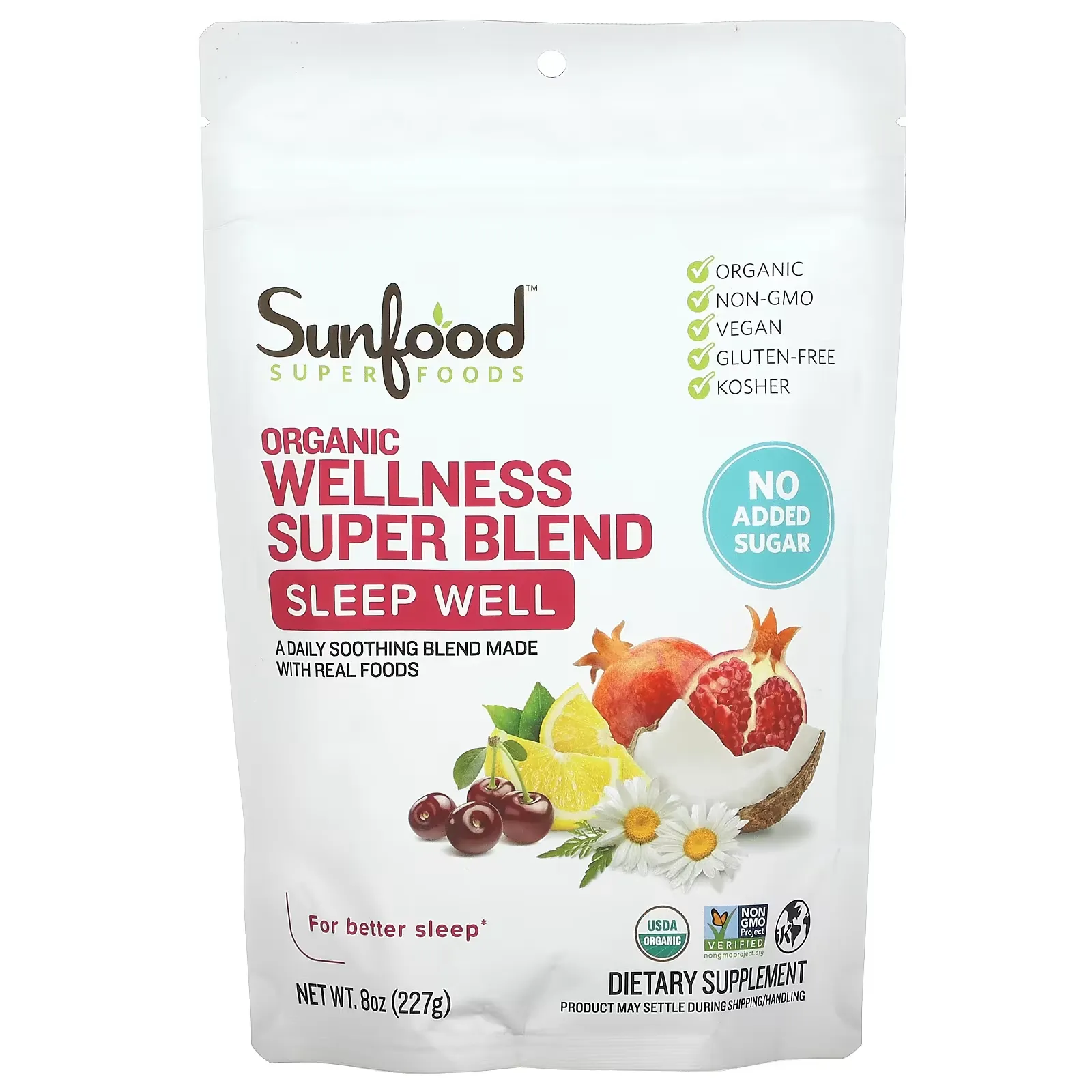 Organic Wellness Super Blend, Sleep Well, 8 oz (227 g)