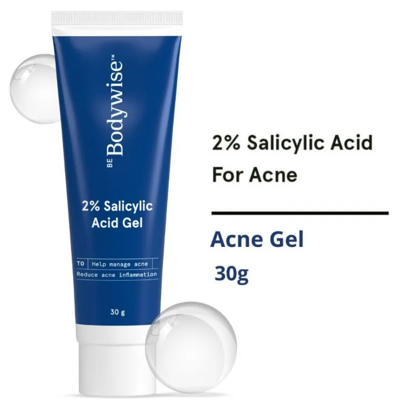 Be Bodywise 2% salicylic acid Acne Spot Correction Gel - Reduces Acne Breakouts, Spots & Pimples