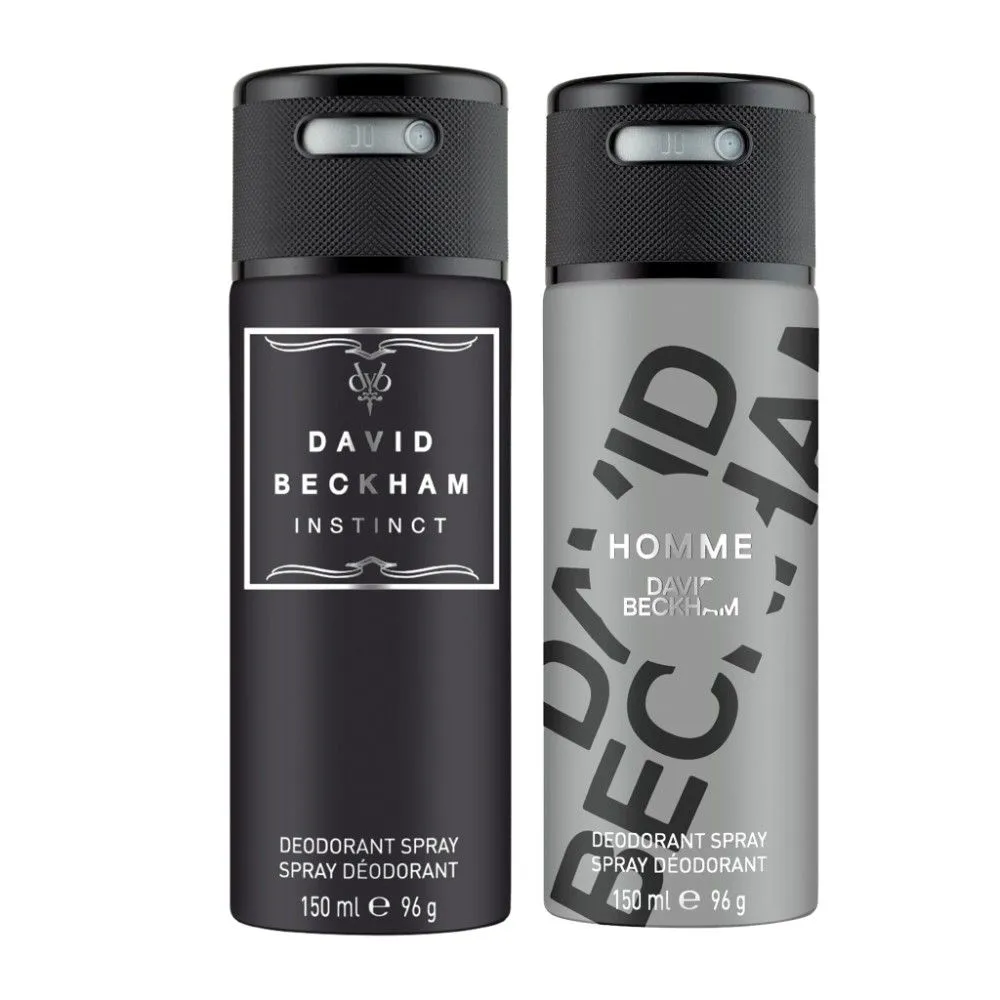 David Beckham Instinct + Homme Deo Combo Set