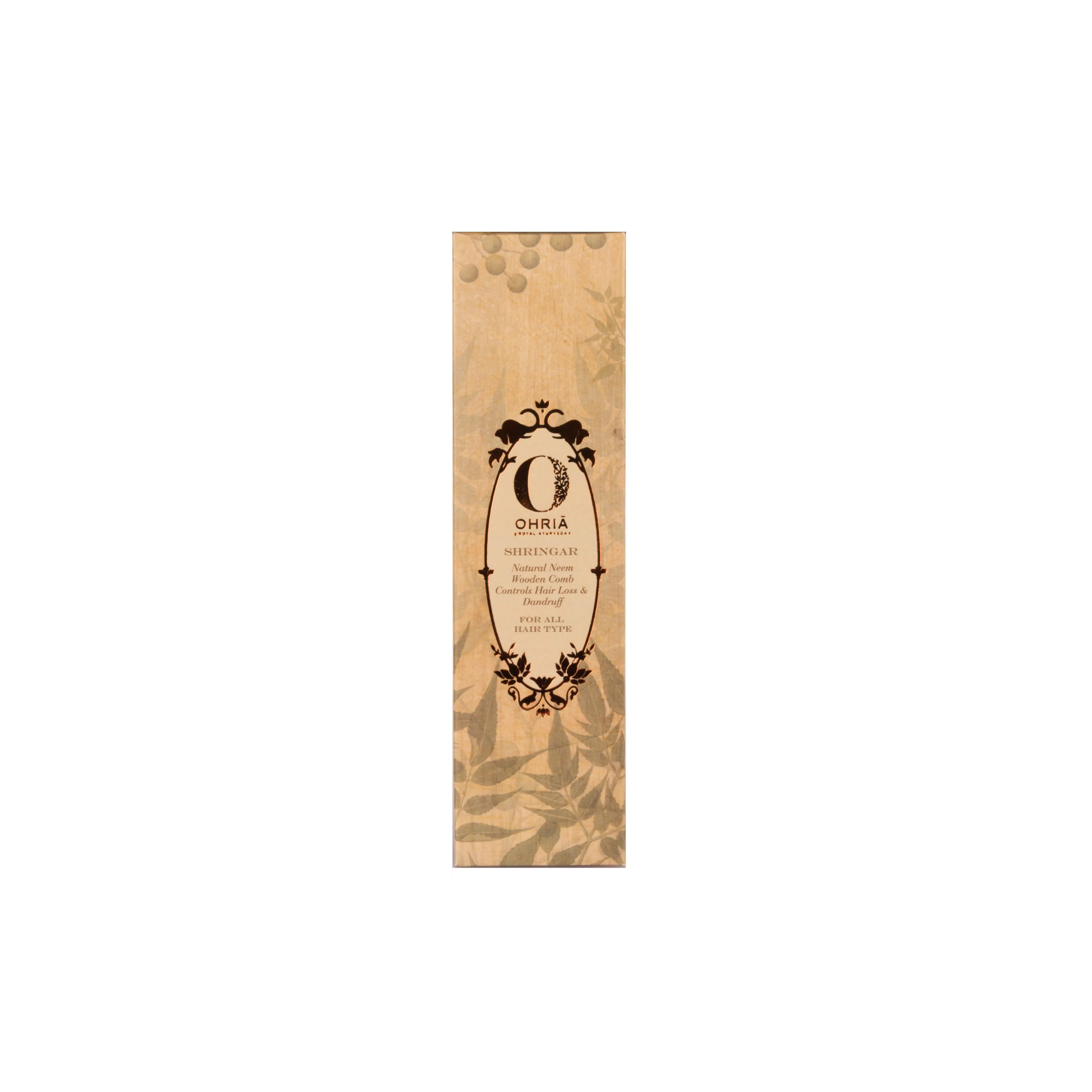 Ohria Ayurveda Natural Neem Wooden Comb