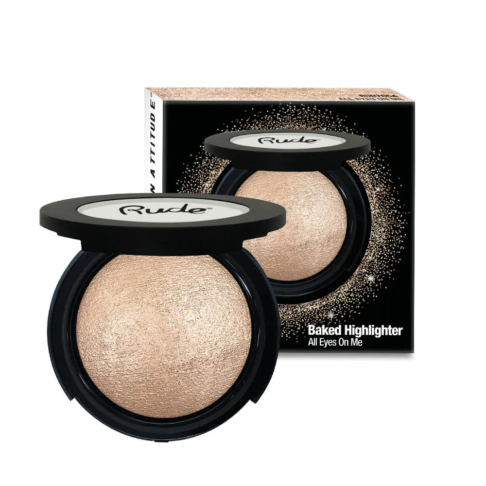 Rude Cosmetics Baked Highlighter Shimmer - All Eyes On Me