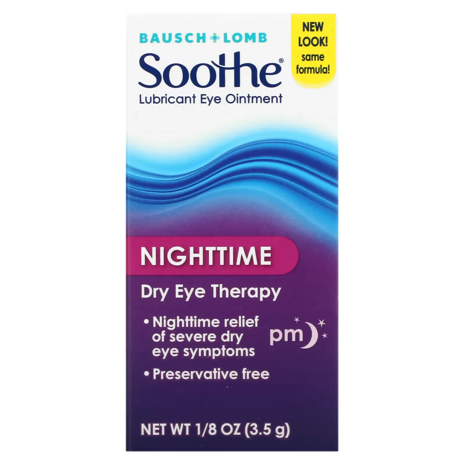 Soothe, Lubricant Eye Ointment, Nighttime, 1/8 oz (3.5 g)