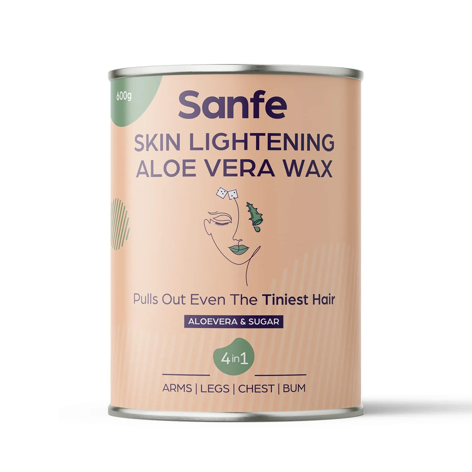 Sanfe Skin Lightening Aloe Vera Wax