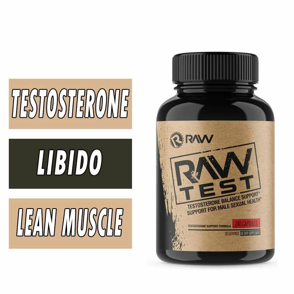 RAW Test - Raw Nutrition - 240 Capsules