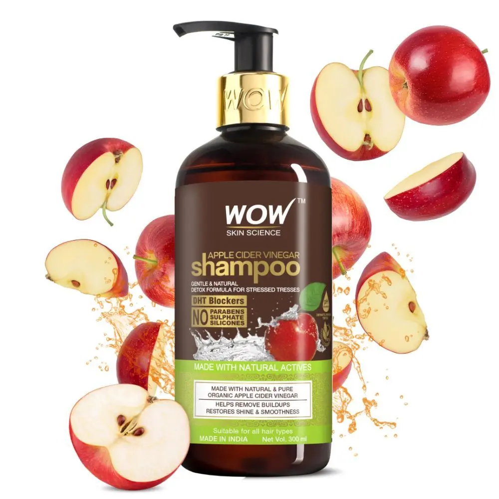 WOW Skin Science Apple Cider Vinegar Shampoo (300 ml)