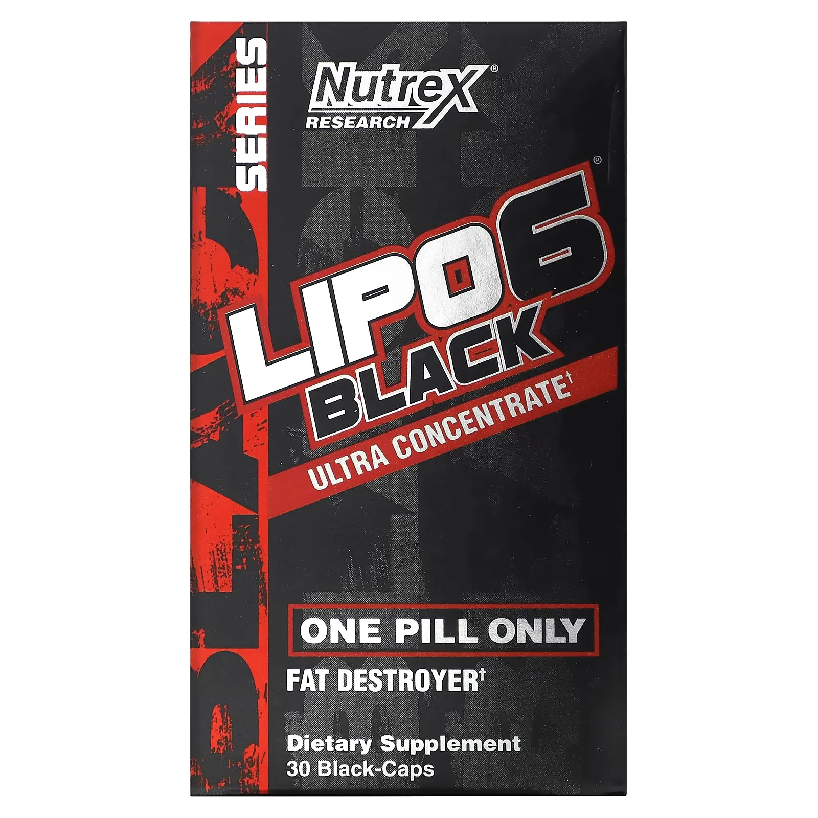 LIPO-6 Black, Ultra Concentrate, 30 Black-Caps