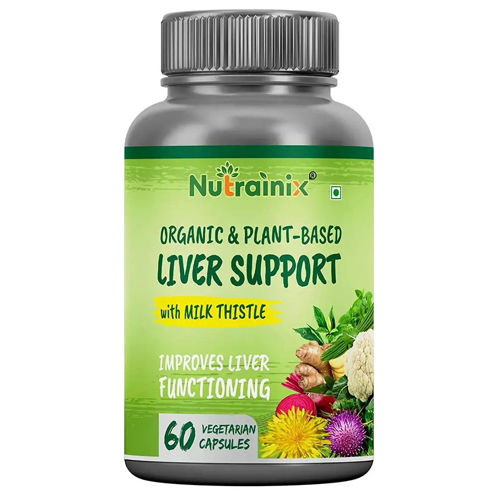 Nutrainix Liver Support with Milk Thistle,  60 capsules