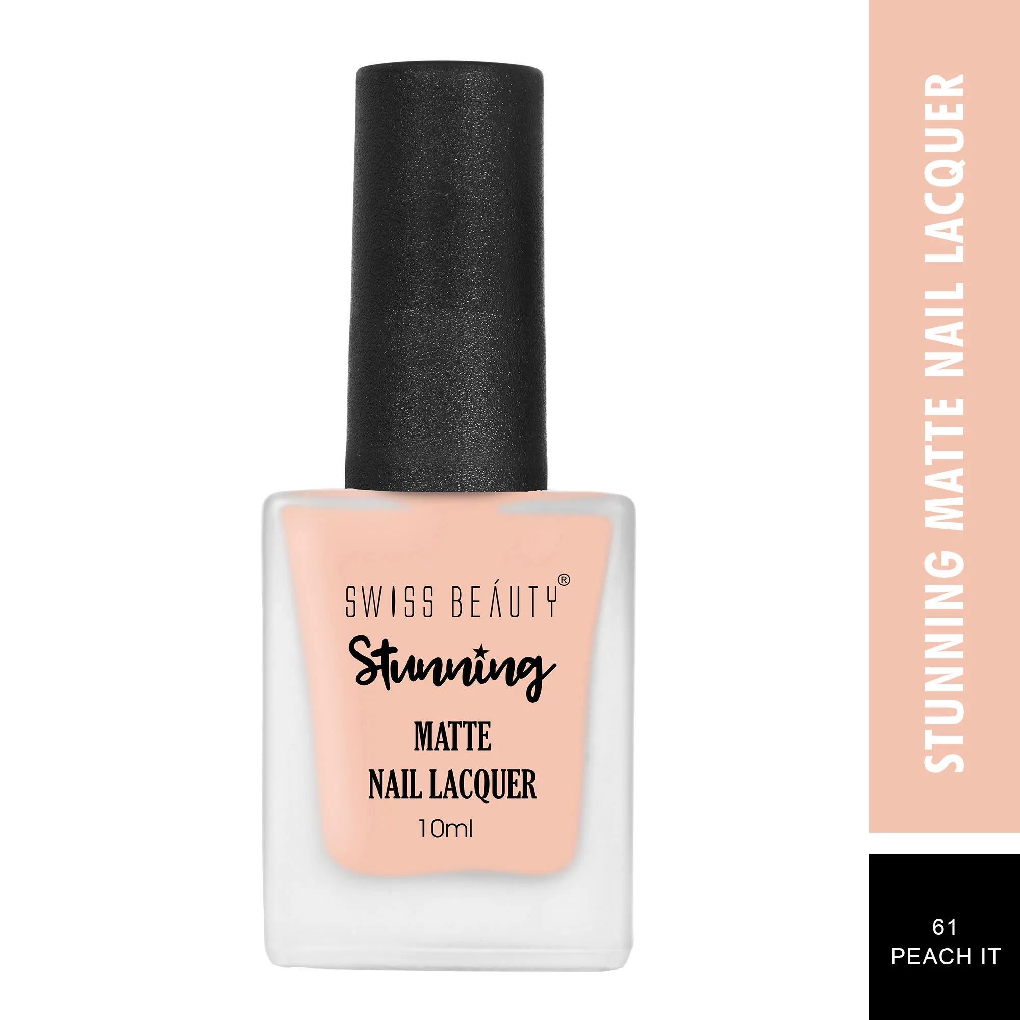 Swiss Beauty Stunning Nail Polish - 61 Peach It