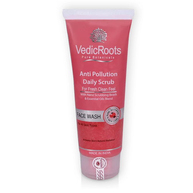 VedicRoots Anti Pollution Daily Scrub Face Wash