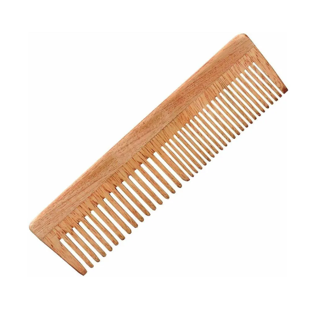 Sanfe Selfly Non-Static Wooden Hair Scalp Massaging Comb - Full