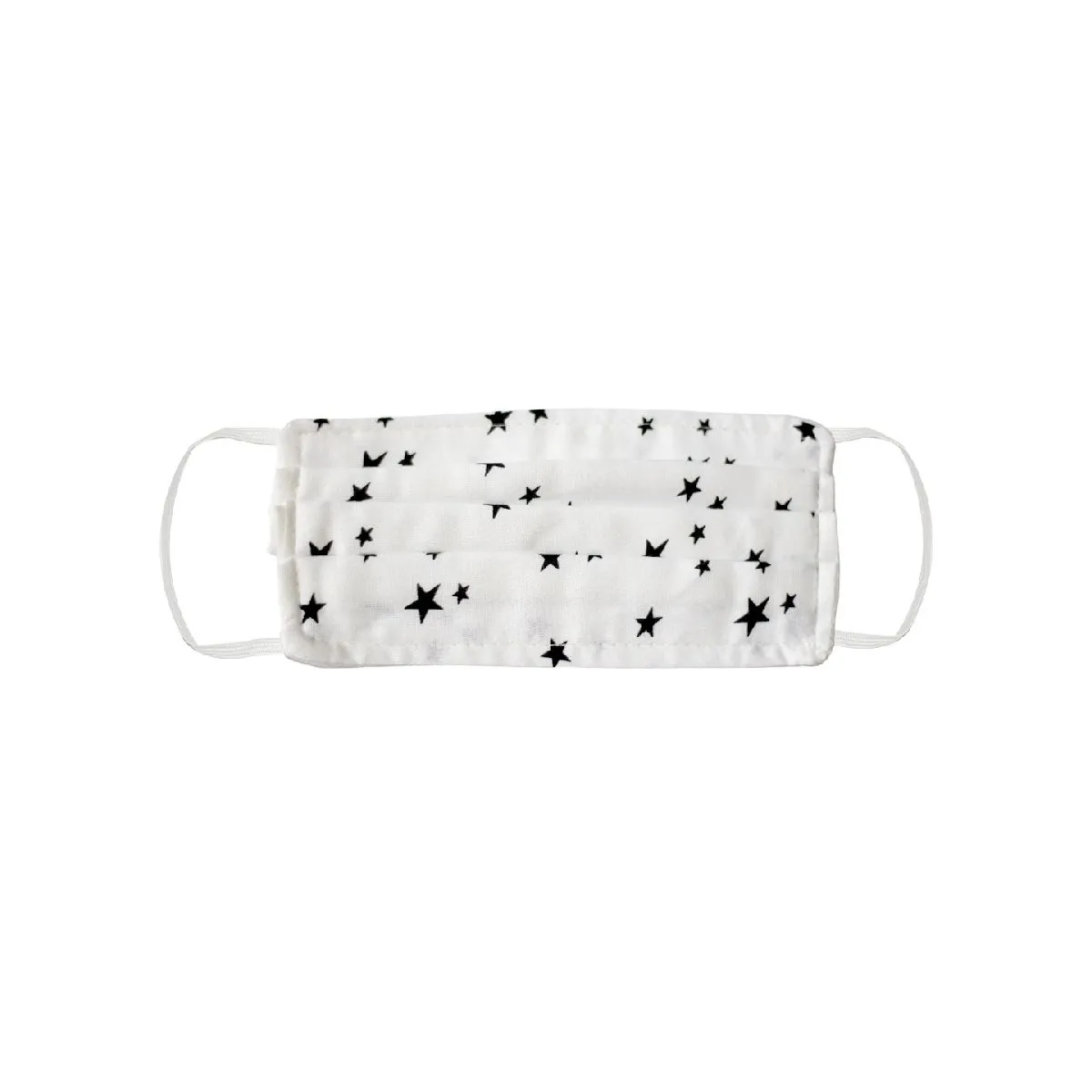 Bellofox 3-Ply White White Stars Cotton Face Mask