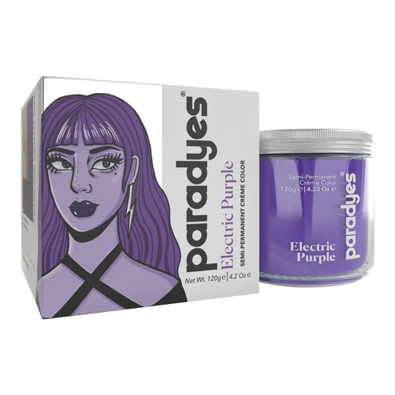 Paradyes Hair Color Jar - Electric Purple