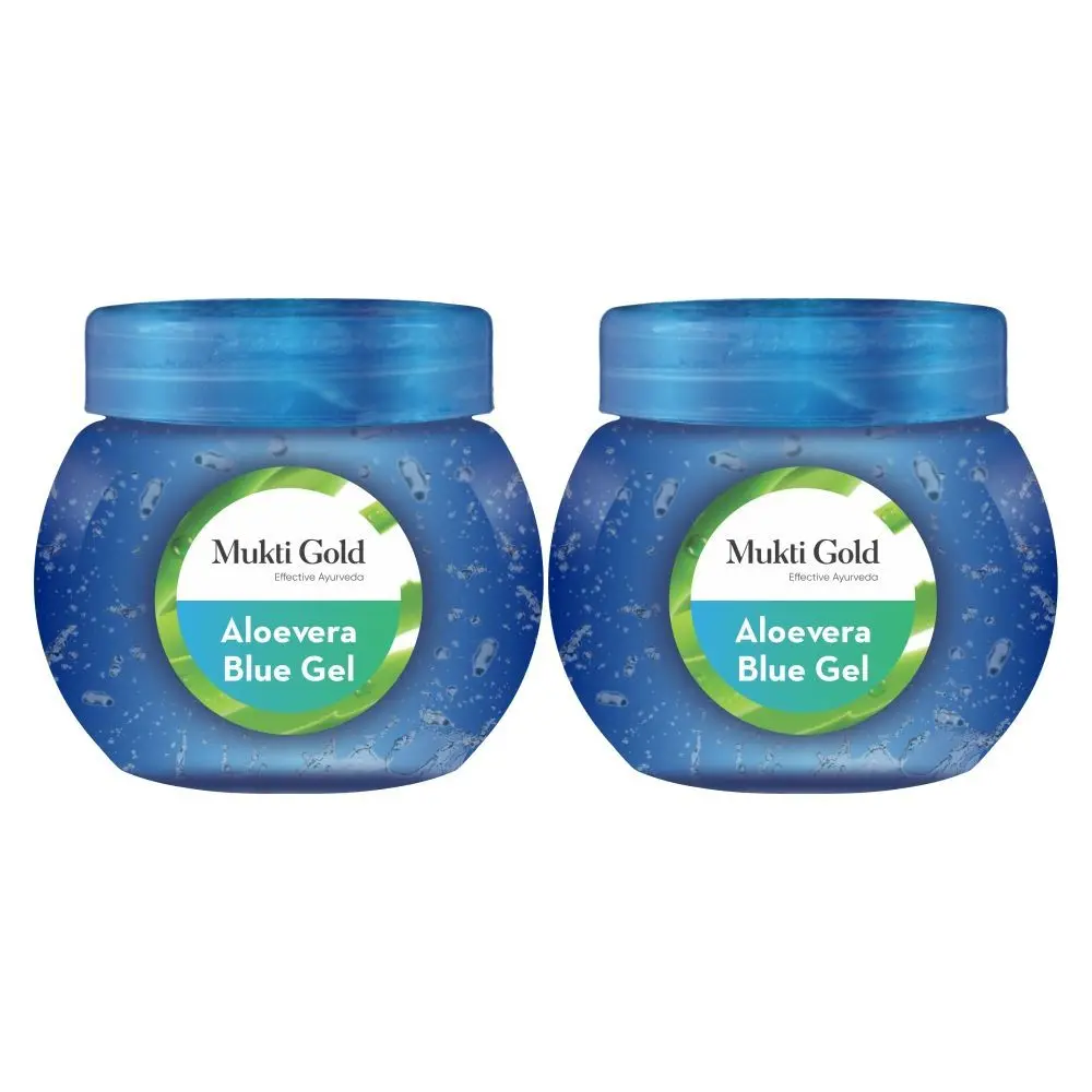 Axiom Mukti Gold Aloevera Blue Gel 125 gm (Pack of 2) 250 g