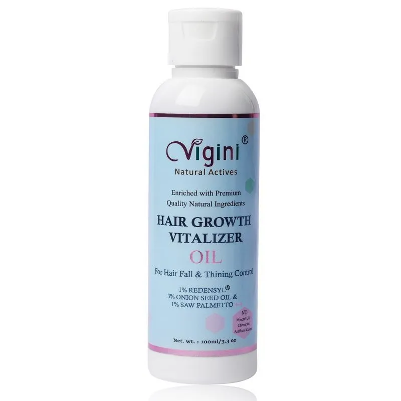 Vigini Hair 6.5% Actives 1% Redensy Oil For Hair Growth Fall Loss Thinning Control Onion Seed