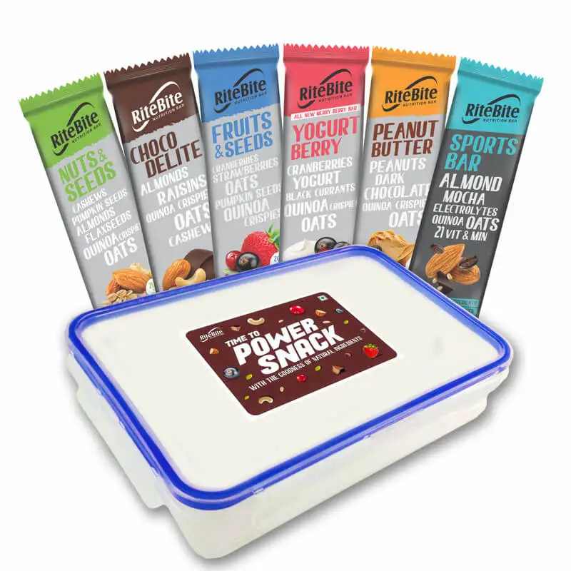 RiteBite Nutrition Tiffin Bar,  12 bar(s)  Assorted