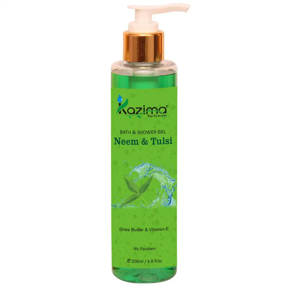 Kazima Bath and Shower Gel,  200 ml  Neem & Tulsi