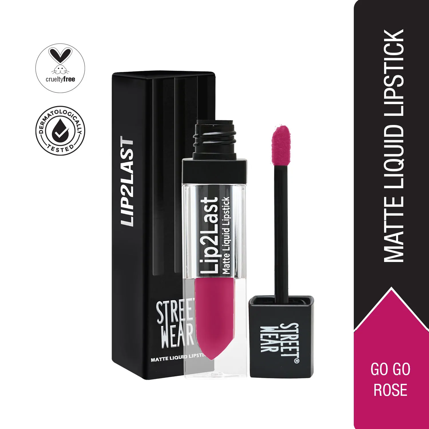 Street Wear Lip2last Matte Liquid Lipstick - Go Go Rose