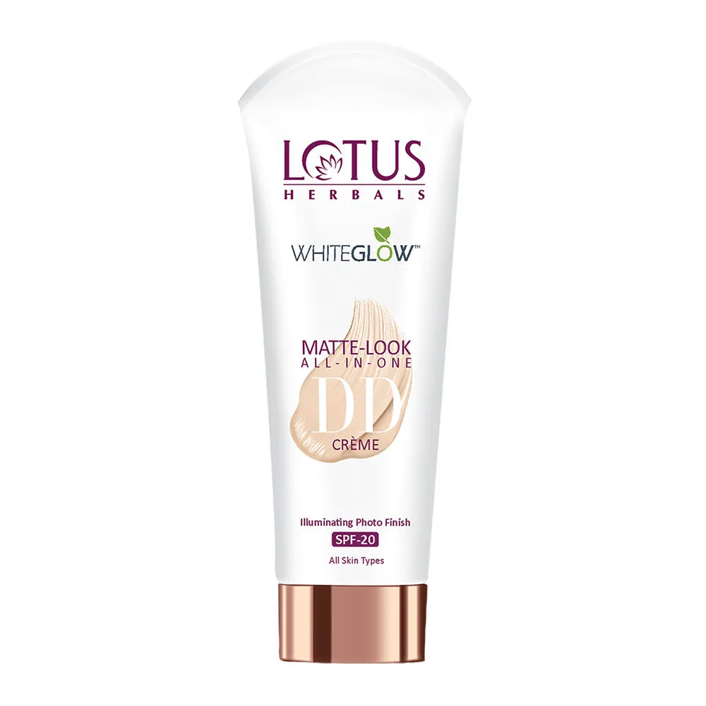 Lotus Herbals Whiteglow Matte Look All In One Dd Cream SPF 20 - Natural Beige