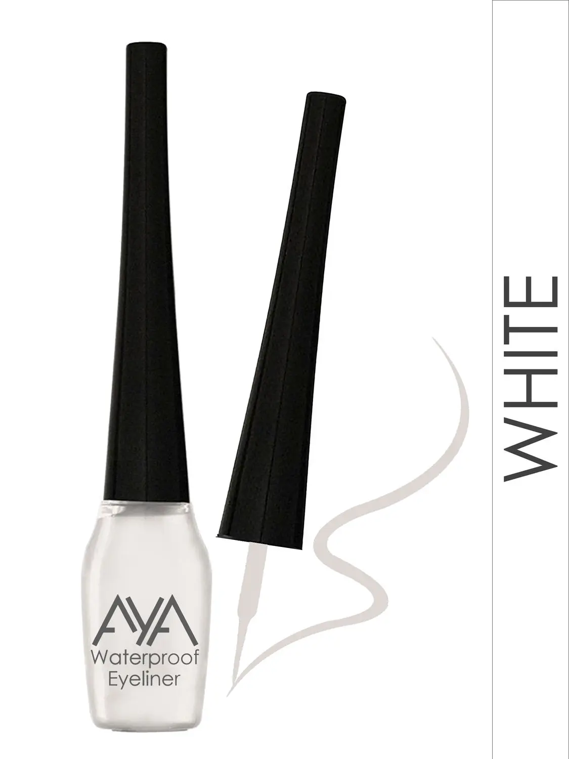 AYA Waterproof Eyeliner, White (5 ml)