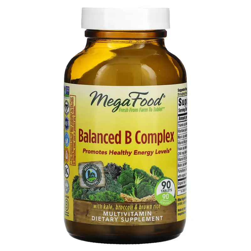 Balanced B Complex, 90 Tablets