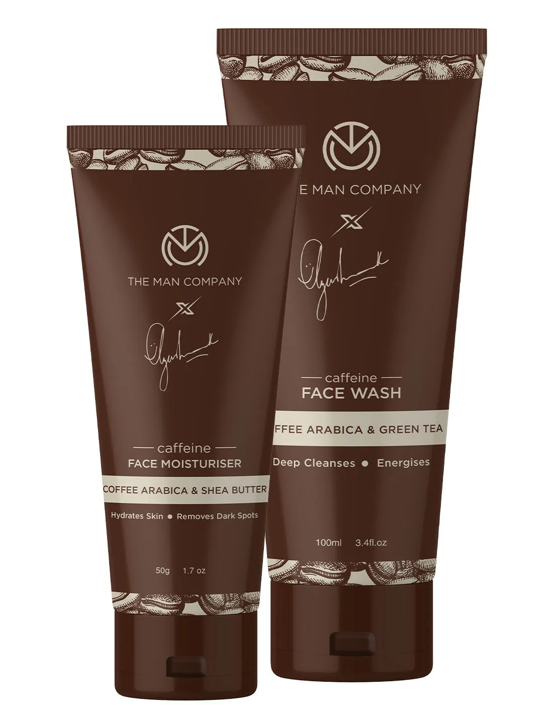 The Man Company Caffeine Face Wash With Face Moisturiser(100ml+50gm)