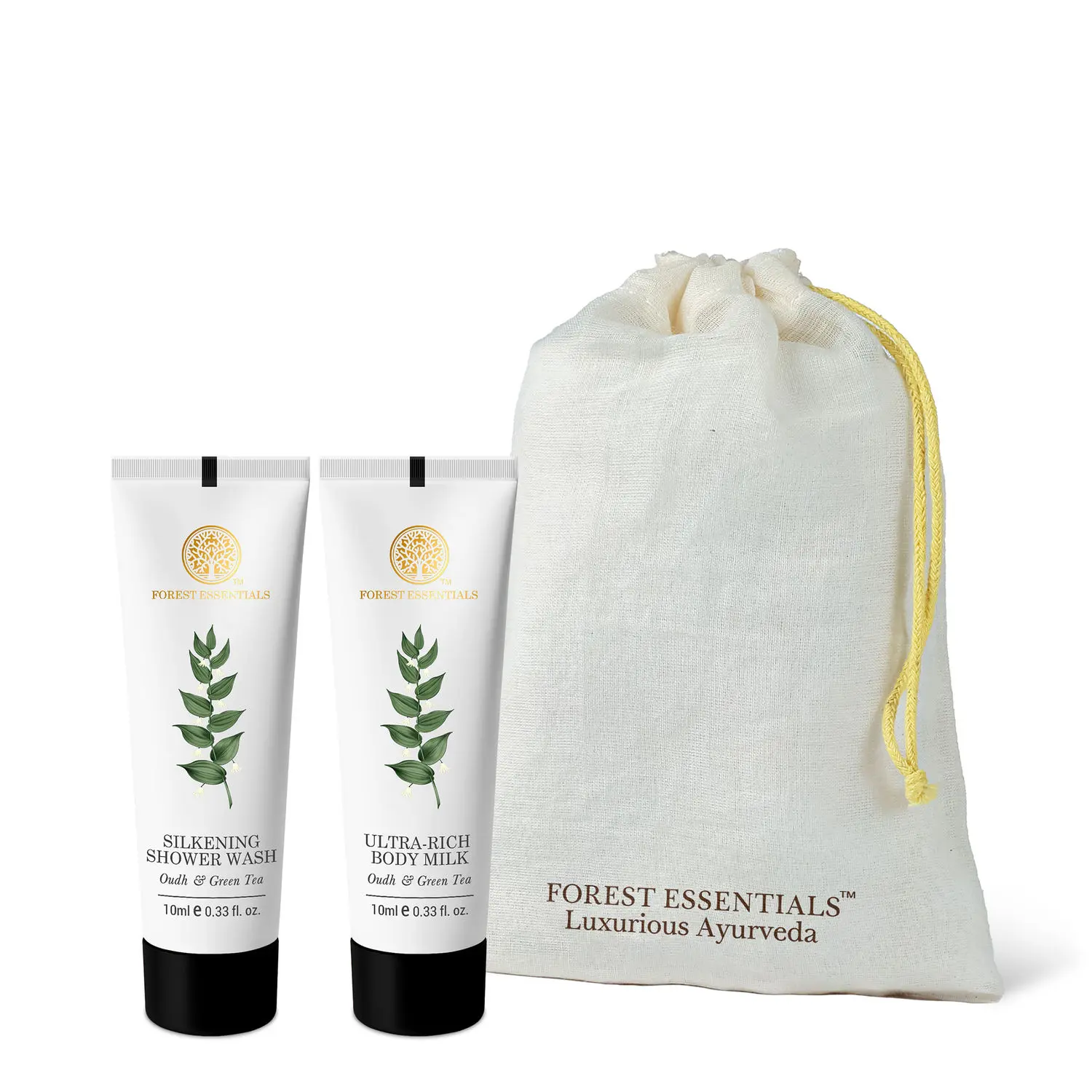 Forest Essentias Oudh and Green Tea Body care Kit