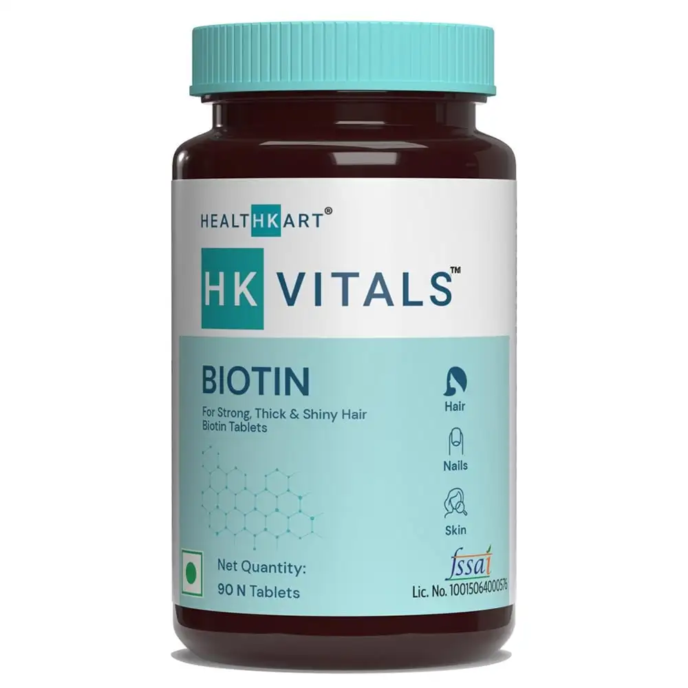 Healt HK Vitals Biotin (10000 mcg),  40 tablet(s)  Unflavoured