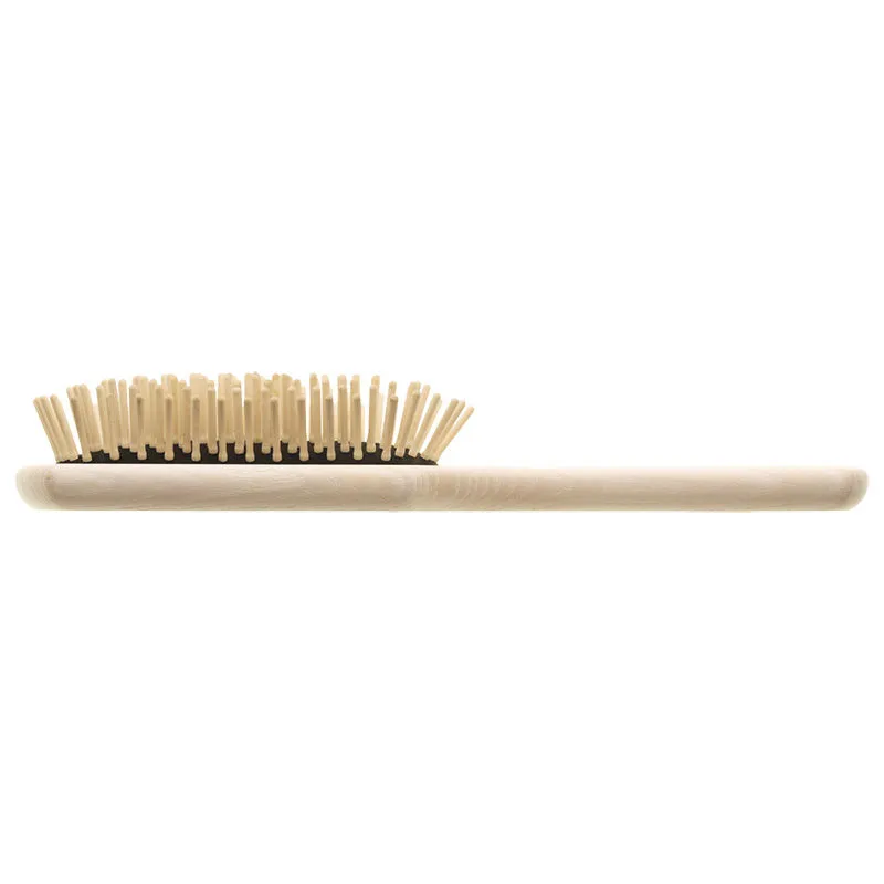 Elchim Wooden Paddle Brush- Detangling Brush Specially Deisgned With Wooden Pins