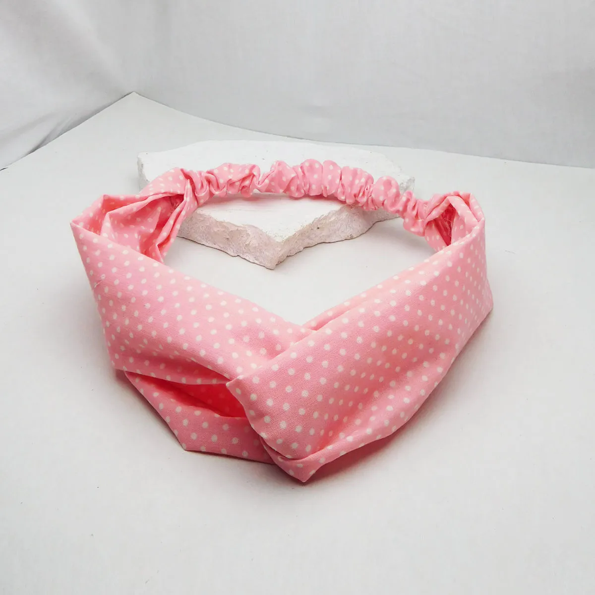 Soho Boho Studio Pink Polka Dot Hairband