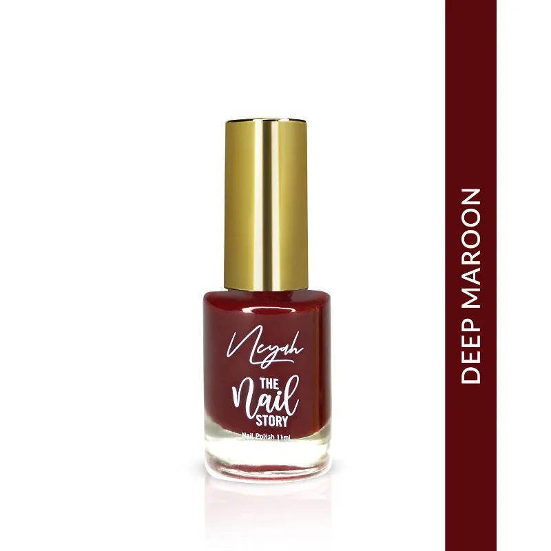 NEYAH The Nail Story Nail Paint - Deep Maroon