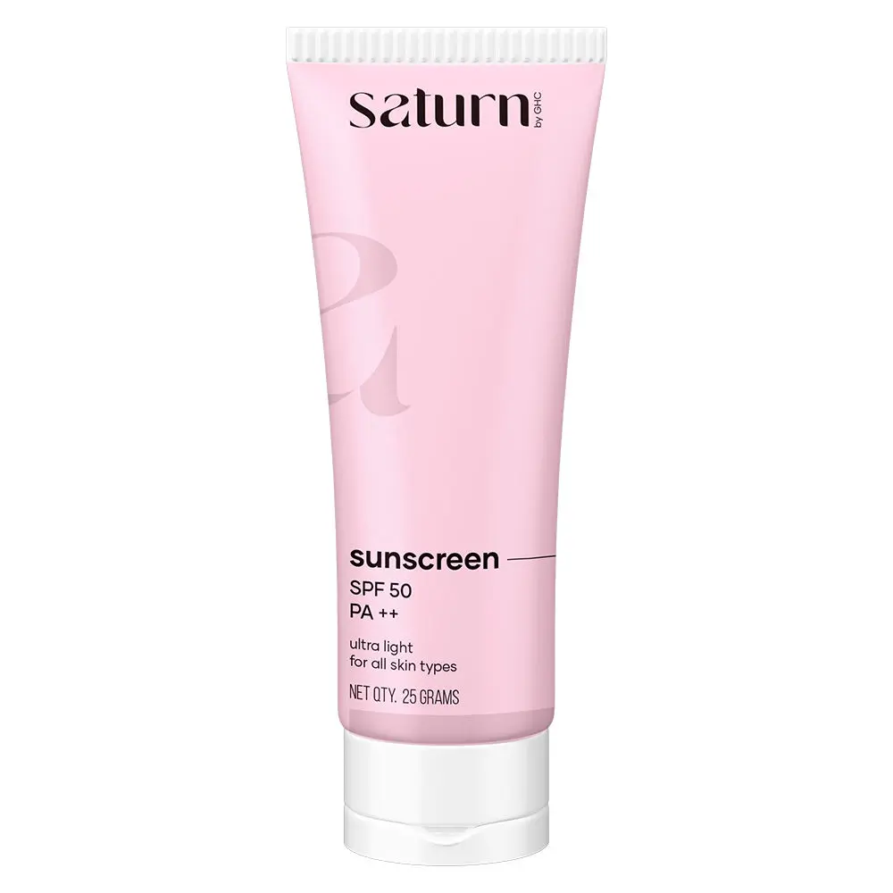 Saturn by GHC SPF 50 PA++ Sunscreen with UVA & IVB Protection, 25 gm (Sample)