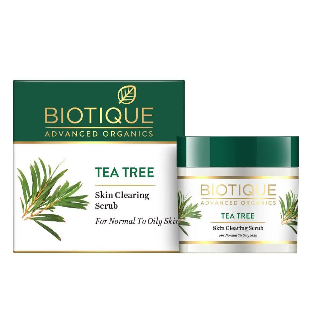 Biotique Advanced Organics Tea Tree Skin Clearing Scrub (50 g)