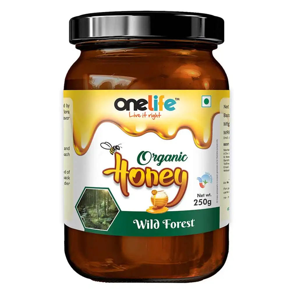 OneLife Organic Honey,  250 g  Forest Wild