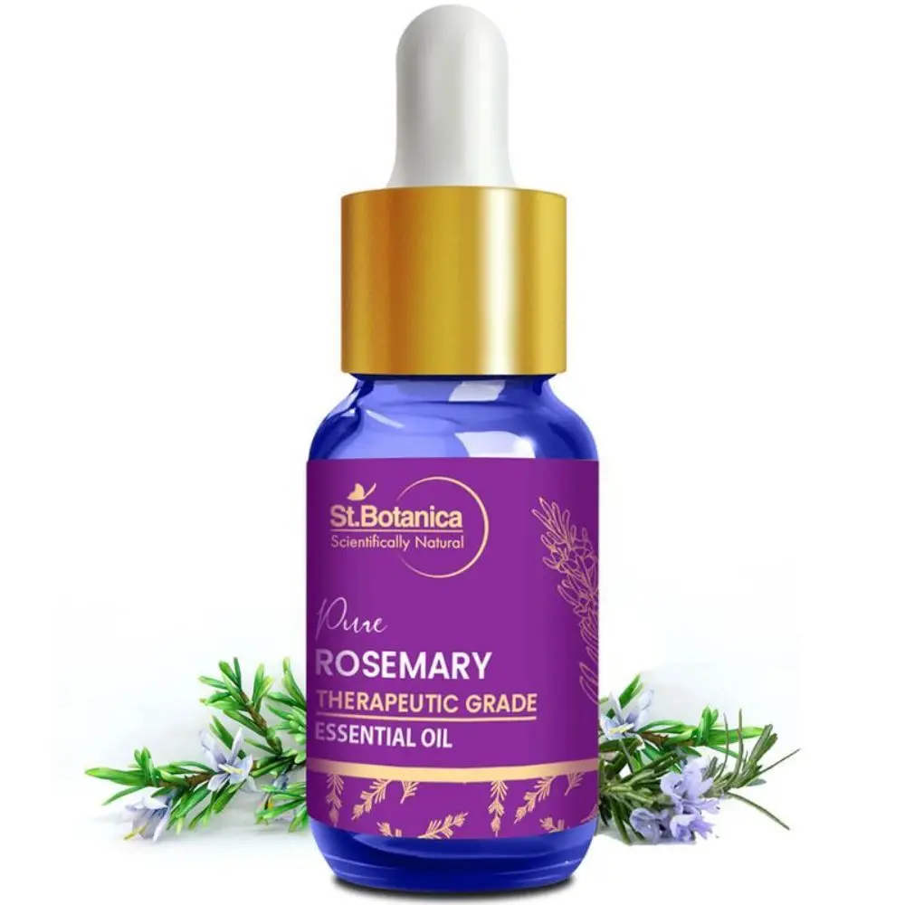 St.Botanica Pure Rosemary Therapeutic Grade Essential Oil (15 ml)