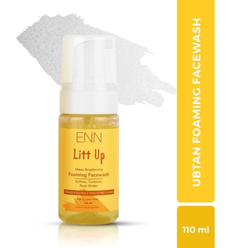 ENN Litt Up Ubtan Skin Brightening Foaming Facewash