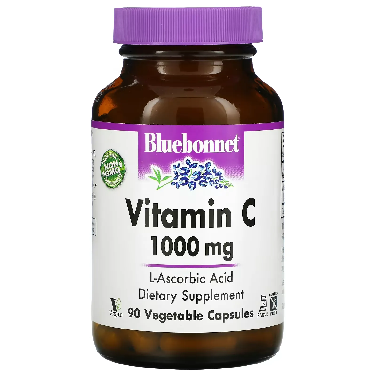 Vitamin C, 1,000 mg, 90 Vegetable Capsules