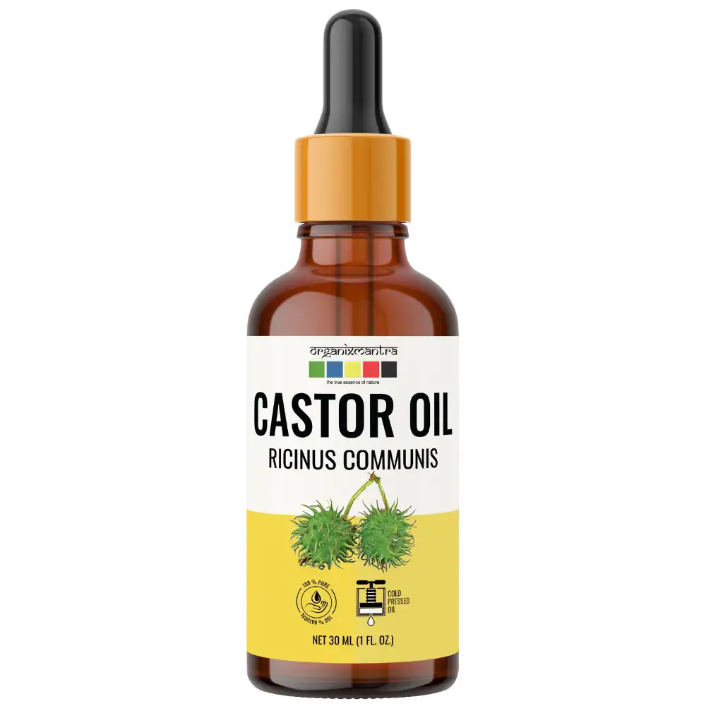 Organix Mantra Castor Oil,  30 ml  Cold Pressed Oil