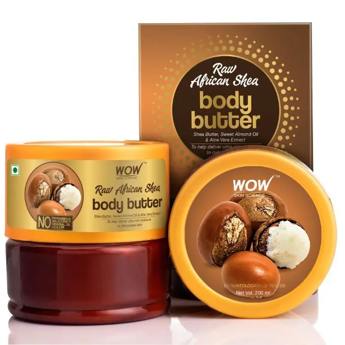 WOW Skin Science Raw African Shea Body Butter (200 ml)