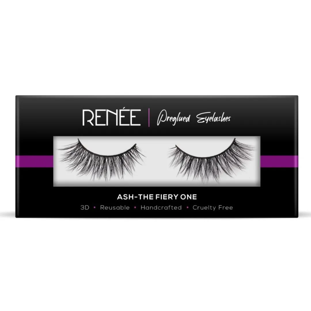 Renee Cosmetics Pre-glued Eyelashes Ash The Fiery One