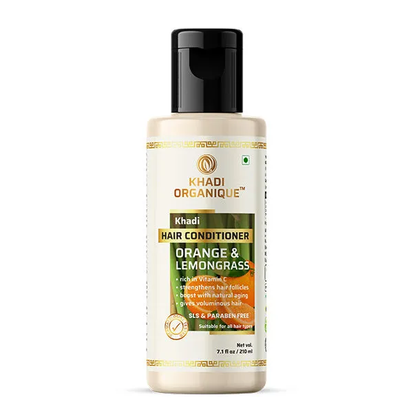 Khadi Organique Orange Lemongrass Hair Conditioner