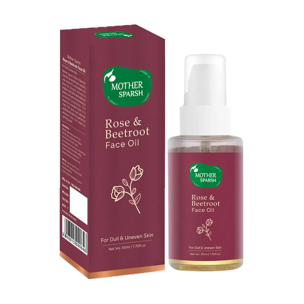 Mother Sparsh Rose & Beetroot Face Oil For Dull & Uneven Skin